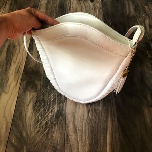 Vintage leather saddle bag